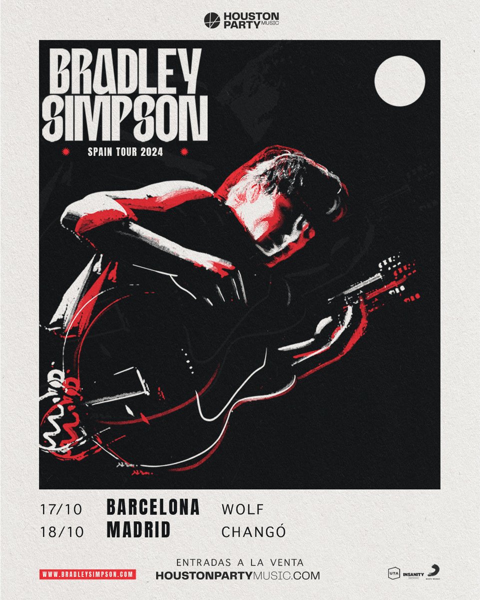 Bradley Simpson (The Vamps) estrenará su primer trabajo en solitario en Madrid y Barcelona en octubre. Entradas a la venta este jueves #BradleySimpson #TheVamps notedetengas.es/bradley-simpso…