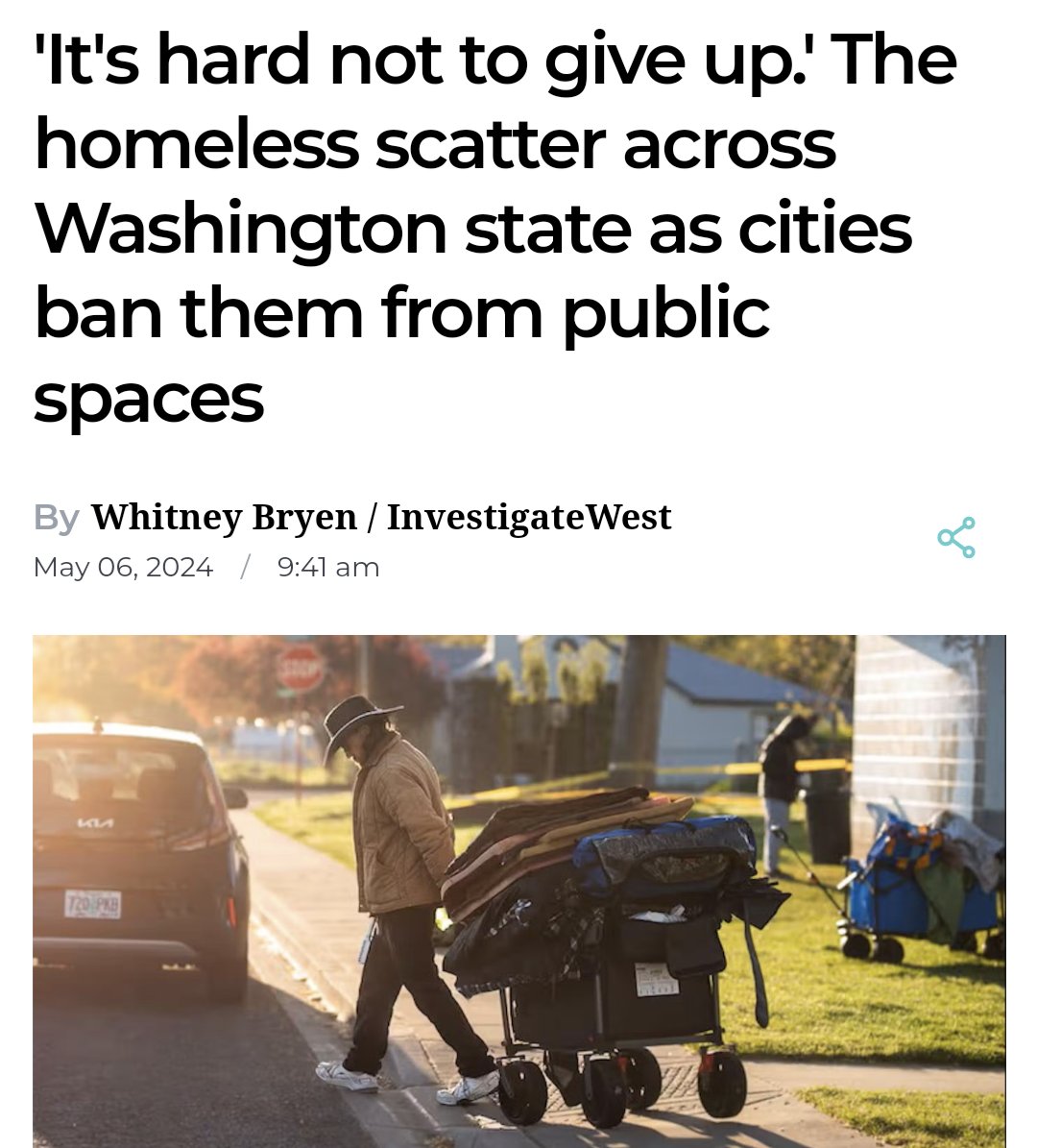 Imagine thinking you're a free country and then banning homeless people from public spaces