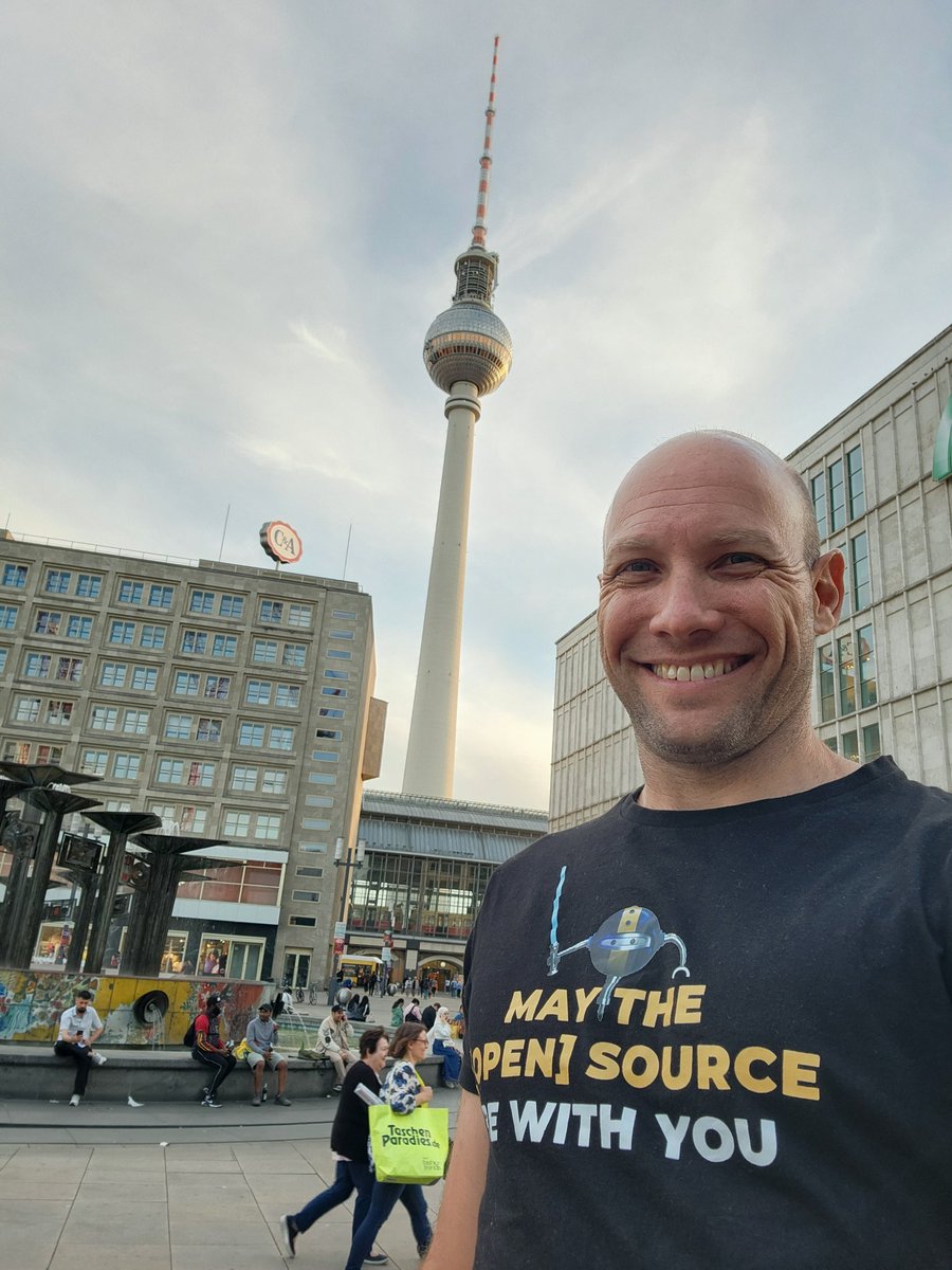 May the #opensource be with you ✌️
Berlin Fernsehturm (TV tower), the tallest building in Germany 🇩🇪
#OpenSearchCon Europe