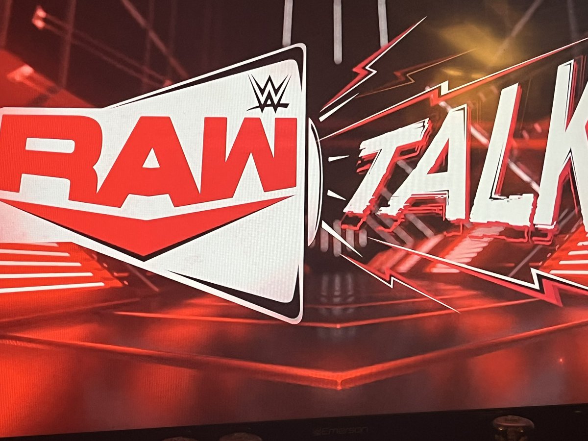 Last night I watched Rawtalk on wwe network on peacock. @WWE @WWENetwork @peacock #rawtalk.