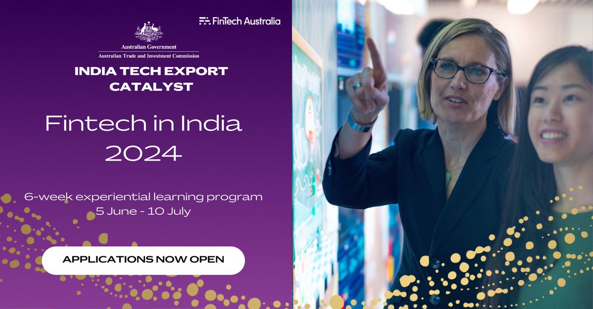 Calling all Australian fintechs to seize the Indian market opportunity through the next intake of @Austrade's India Tech Export Catalyst. Express your interest by 31 May 2024 for the June cohort at go.practera.com/austrade-expor… #fintech #finance #technology