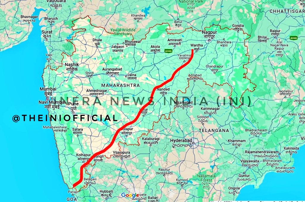 802 Km 6 Lane Access Controlled Greenfield Nagpur-Goa Shaktipeeth #Expressway update. Actual on ground land acquisition for this mega project is expected to begin by July this year once the model of conduct comes to an end. This would be the longest expressway in #Maharashtra