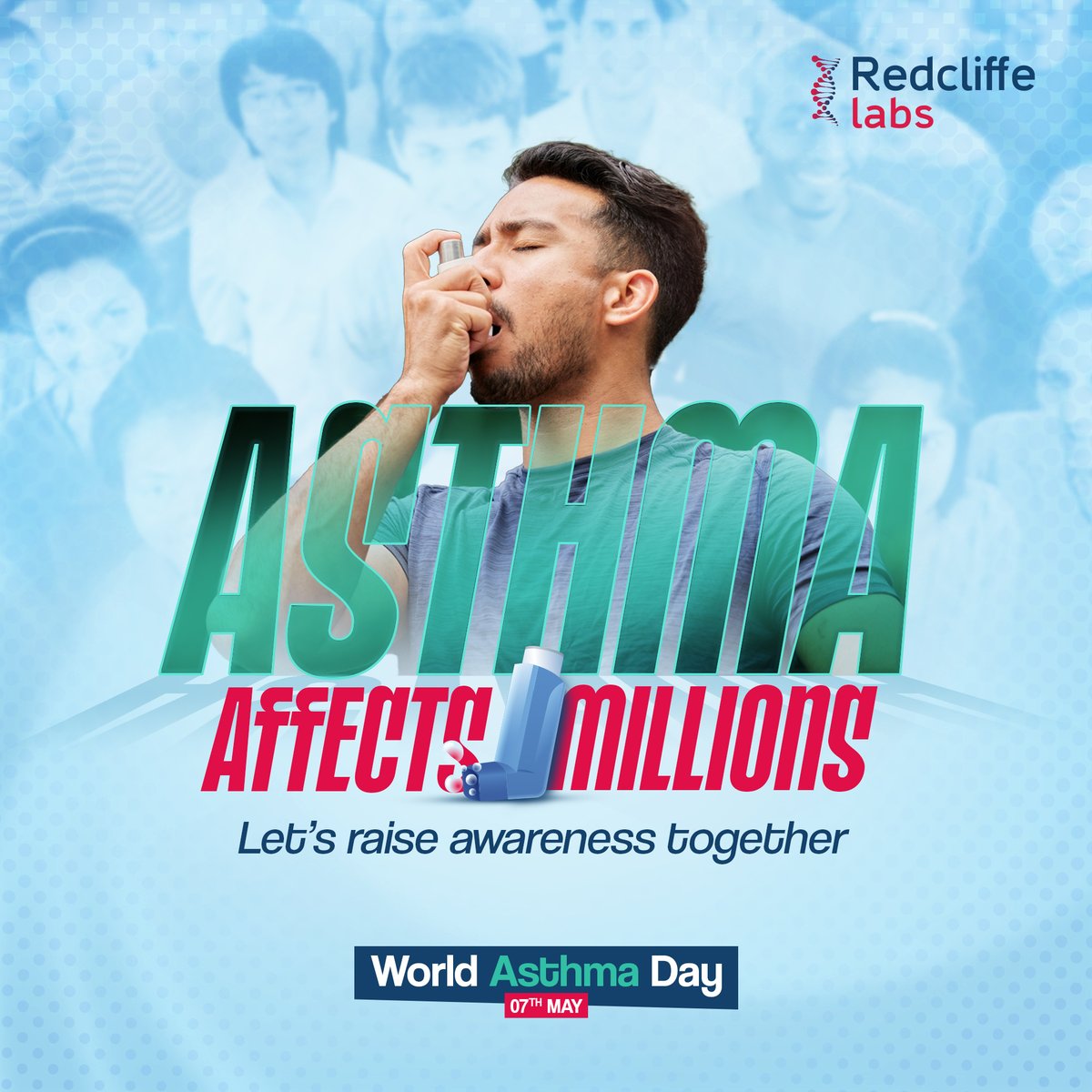 According to some studies, one in every ten asthmatics in the world are in India. And more than 80% of asthma cases in India are undiagnosed which if left untreated, can worsen over time. On World Asthma Day, let raise awareness about asthma that affects both children and adults.