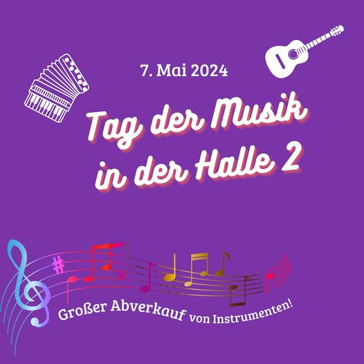 Am 7. Mai ist #TagderMusik in der Halle 2!
Beim Instrumenten-Abverkauf erwartet euch eine große Auswahl an Gitarren, Streichinstrumenten, Akkordeons und vielem mehr.
#abfallvermeidung #zerowastemuenchen
