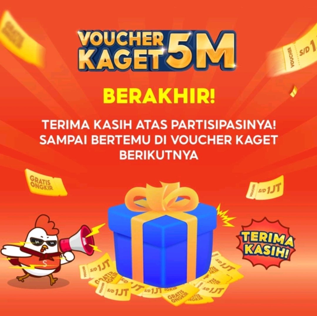 Terimakasih Voucher Kaget 🥲