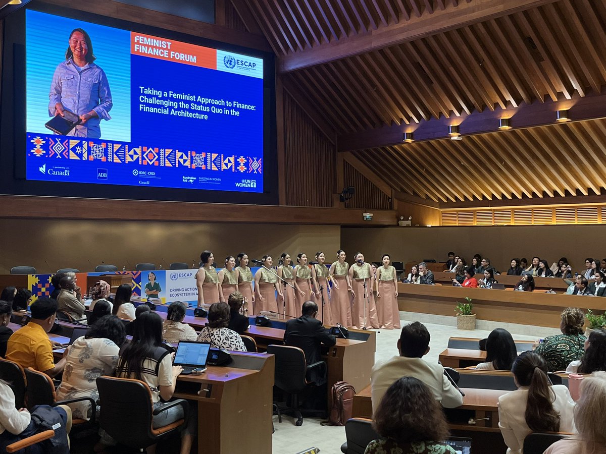The #FeministFinanceForum is officially underway!

Key themes like #EconomicEquality and #EmpoweringWomen in finance shaped dynamic conversations.

Stakeholders from various backgrounds shared unique ideas on building an #inclusive financial ecosystem.
#FFF2024 @UNESCAP