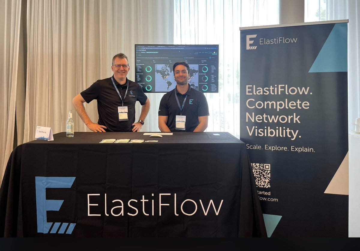 Day 2 of @OpenSearchProj Berlin is just about to get underway. @robcowart_com  and Anthony Ponzini would love to explain how ElastiFlow integrates with OpenSearch to provide comprehensive Network Observability.

#opensearchcon