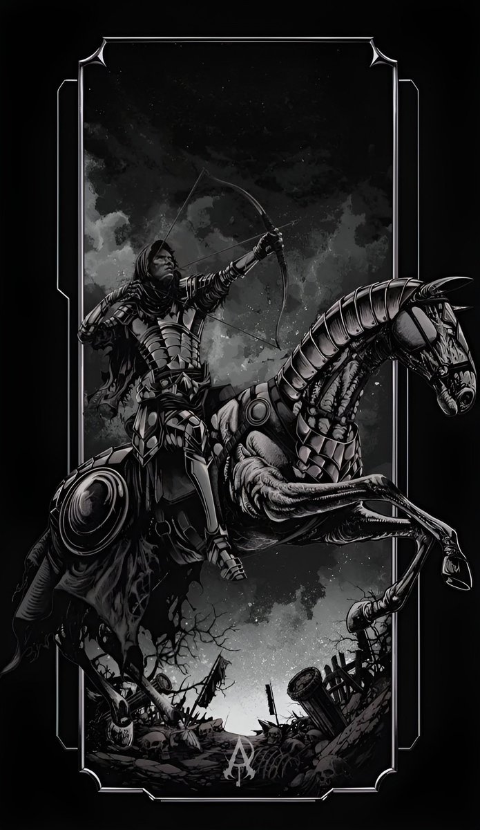 ''Conquest: The First Horseman of The Apocalypse'' by Avellustration