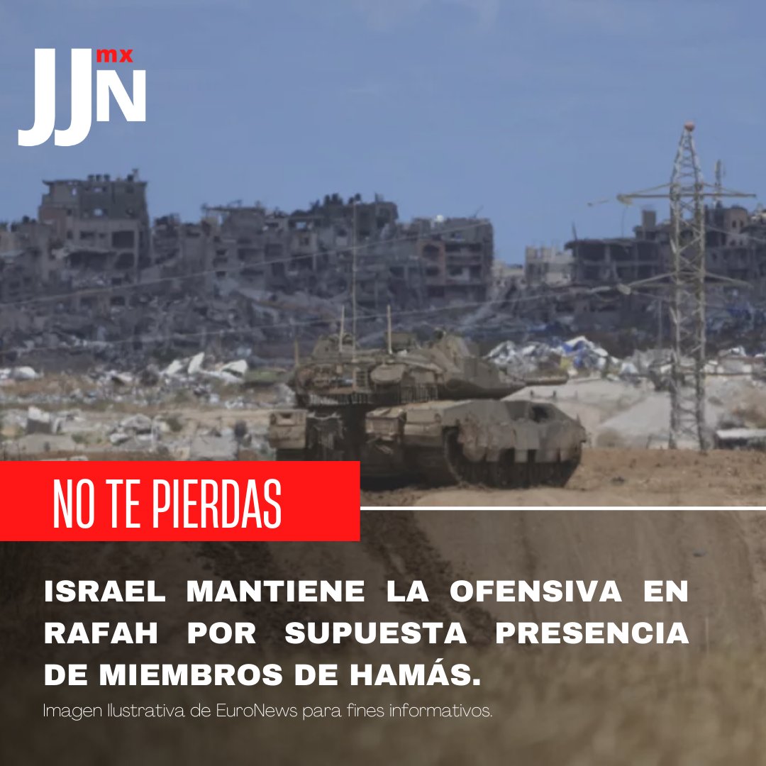 🌐No te lo pierdas, ¡Israel mantiene su ofensiva en búsqueda de miembros de Hamás! 

📰Mantente al día con los sucesos más relevantes.          
Síguenos para más coberturas internacionales.                     
#Noticias #NoticiasInternacionales #NoTeLoPierdas