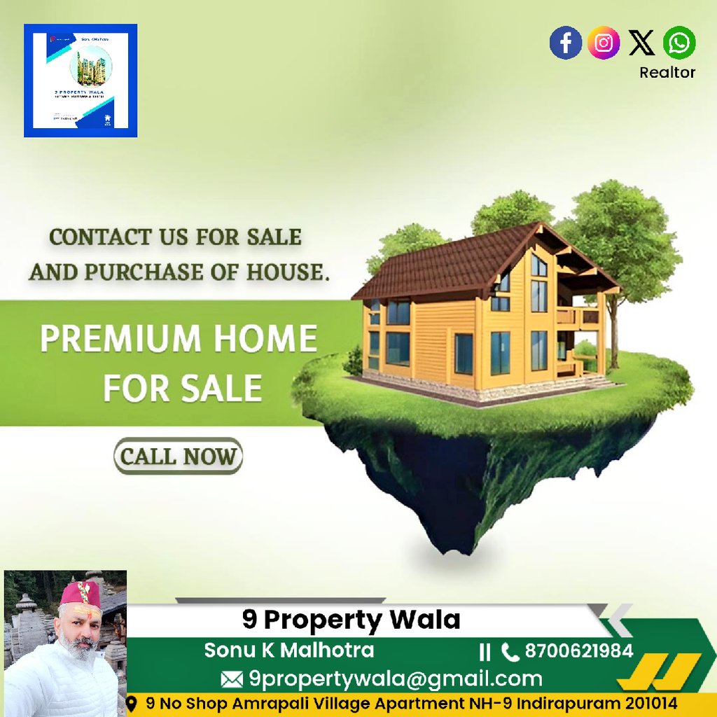 Contact us for sale and purchase of house. 🏡🤝 🤙 9311632755 #9propertywala #2bhk #3bhk #flat #penthouse #shop #office #Indirapuram #home #realestate #realtor #realestateagent #property #investment #househunting