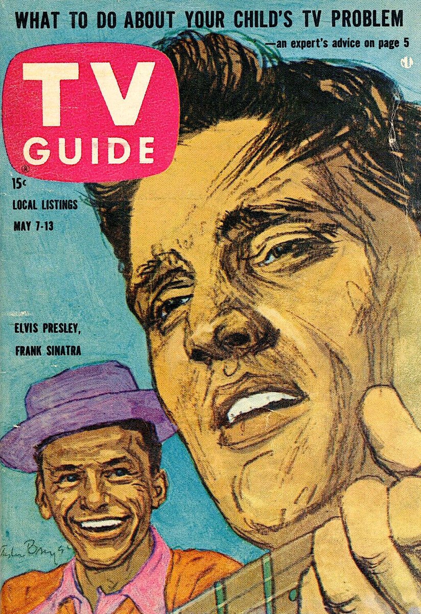 ON THIS DAY TV Guide Cover, May 7, 1960: Elvis Presley and Frank Sinatra. #Elvis #ElvisPresley #ElvisHistory #Elvis1960 #Elvistheking #Elvis2024