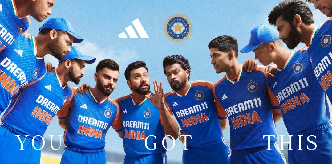 Adidas poster for team India. 🇮🇳