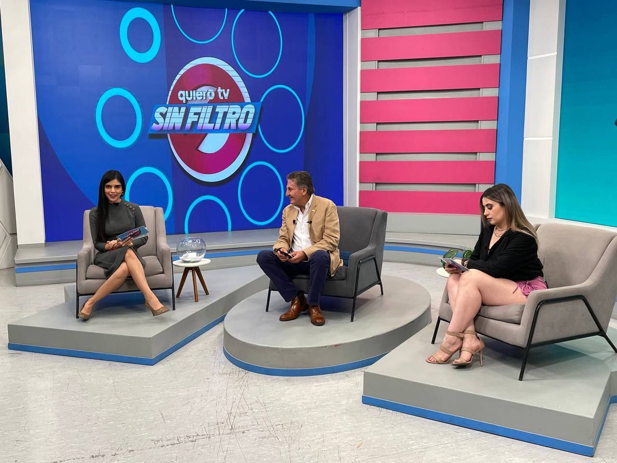 ¡Buen día, estamos al aire! ✌️ No se pierdan mi entrevista con @quierotv_gdl en el programa #SinFiltro. Sintonicen el 10.1 o quierotv.mx/videoenvivo/.