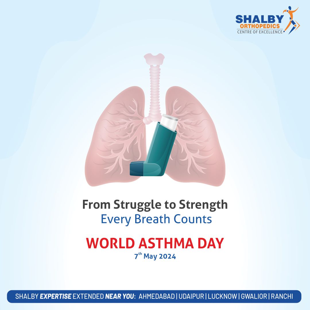 From labored breaths to triumphant strides, the strength of those with asthma is undeniable. This #WorldAsthmaDay we honor your fight and remind you that every breath is a victory. #BreatheEasy'

#asthma #asthmaawareness #asthmarelief  #WorldAsthmaDay2024 #ShalbyHospitals