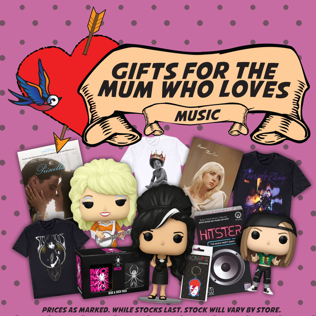 Treat Mum like a rockstar this Mother's Day! 🎸 From band tees to posters and POP! Vinyl, you're sure to find the perfect gift for your music-loving Mum at JB! 🎶 Check out the range! 👉 brnw.ch/21wJwCY