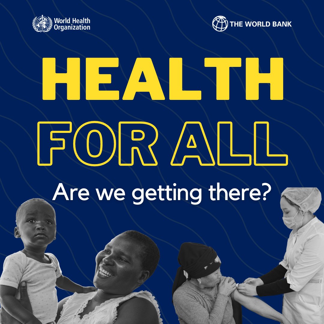 Are we getting closer to achieving Universal Health Coverage (UHC)? @WHO & @WorldBank Report on UHC presents an alarming picture of stagnating coverage of essential health services & increased financial hardship. wrld.bg/lIaG50PLIxV #HealthForAll #InvestInHealth #UHCDay