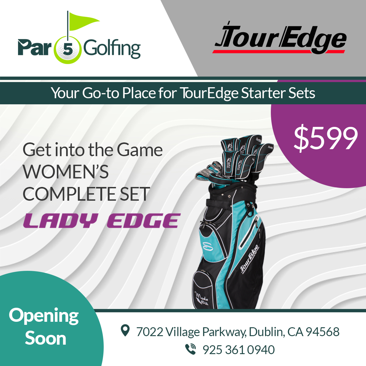 #Par5Golfing is going to be your primary go-to shop for #TourEdge #golfset in Dublin, CA. Opening soon. Stay tuned! 

#golf #golfing #golfevent #golftravel #golfclub #golfpro #golfer #golffun #golftraining #golfstore #PGA #tour #masters