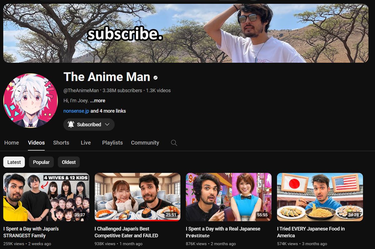 there 2 differnt anime people <a href="/TheAn1meMan/">Joey Bizinger</a> <a href="/TheAnimeMen_/">TheAnimeMen</a>
