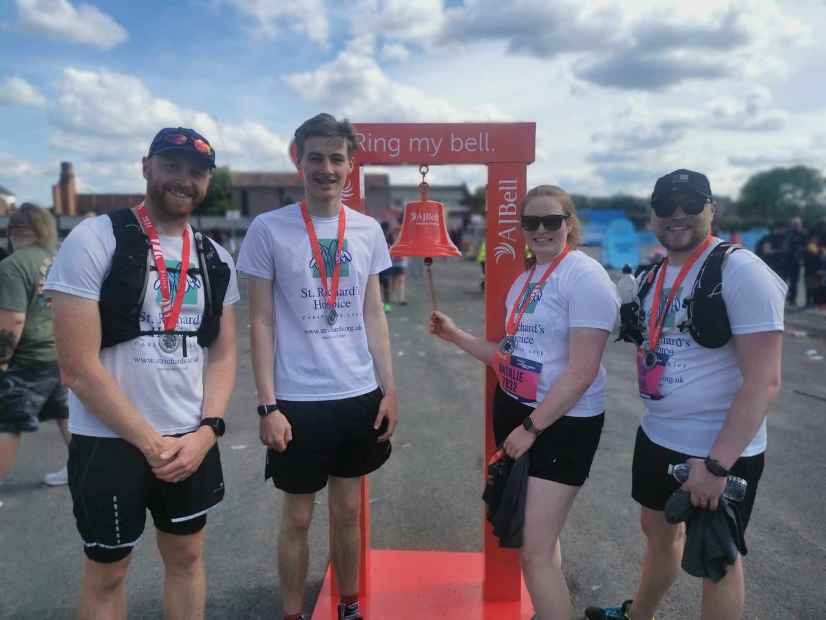 Meet Natalie who works at our Warwick Hub. On Sunday she completed the Birmingham Half Marathon - her first half - along with her three brothers. They were raising money for St Richards Hospice in Worcester, who looked after their Grandpa. Congratulation to you all👍🏃‍♂️‍➡️