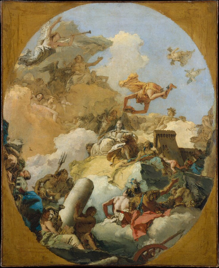 Giovanni Battista Tiepolo
ジョヴァンニ・バッティスタ・ティエポロ
『The Apotheosis of the Spanish Monarchy』