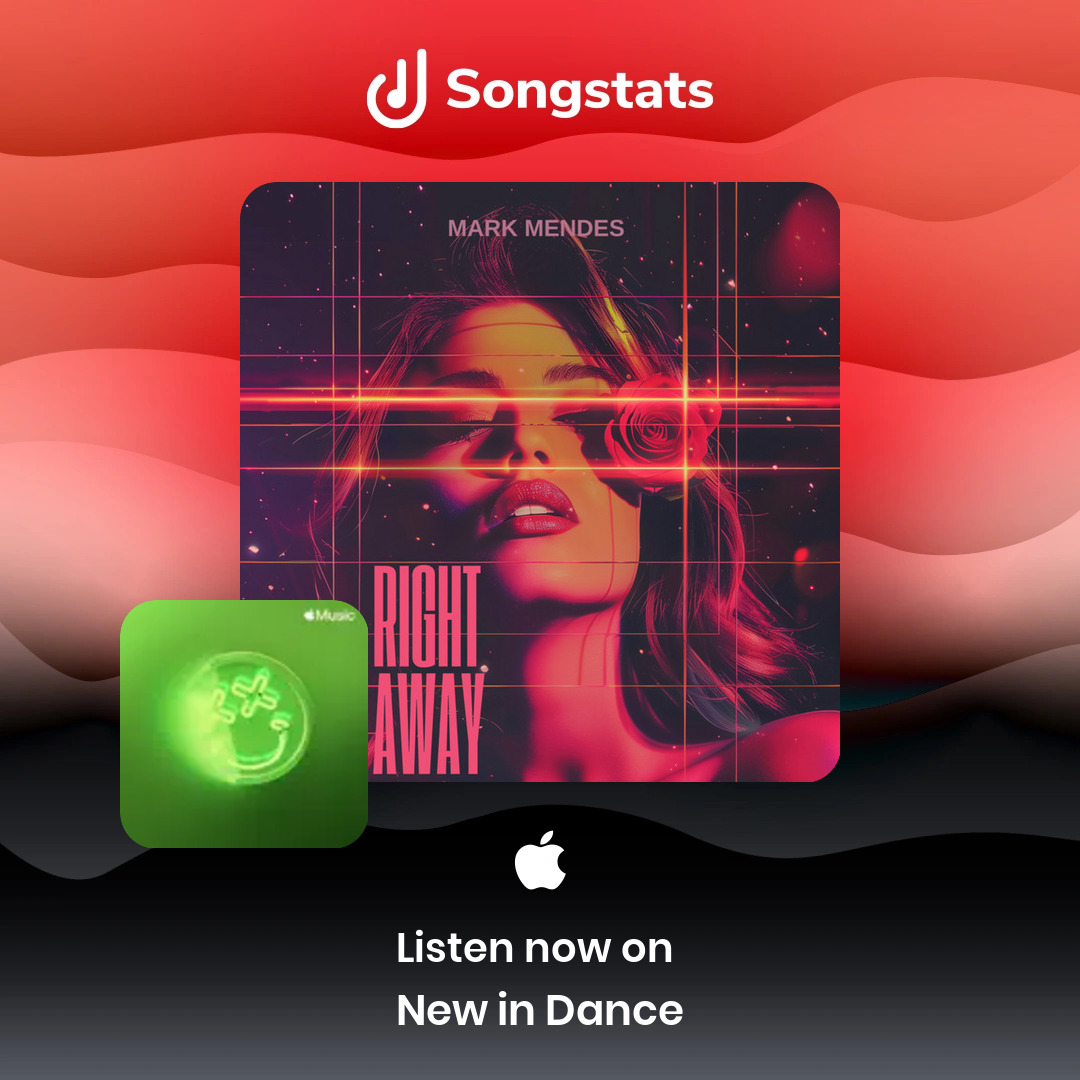 @markmendes Did you know that your track "Right Away" got added to the editorial playlist 'New in Dance' on Apple Music!