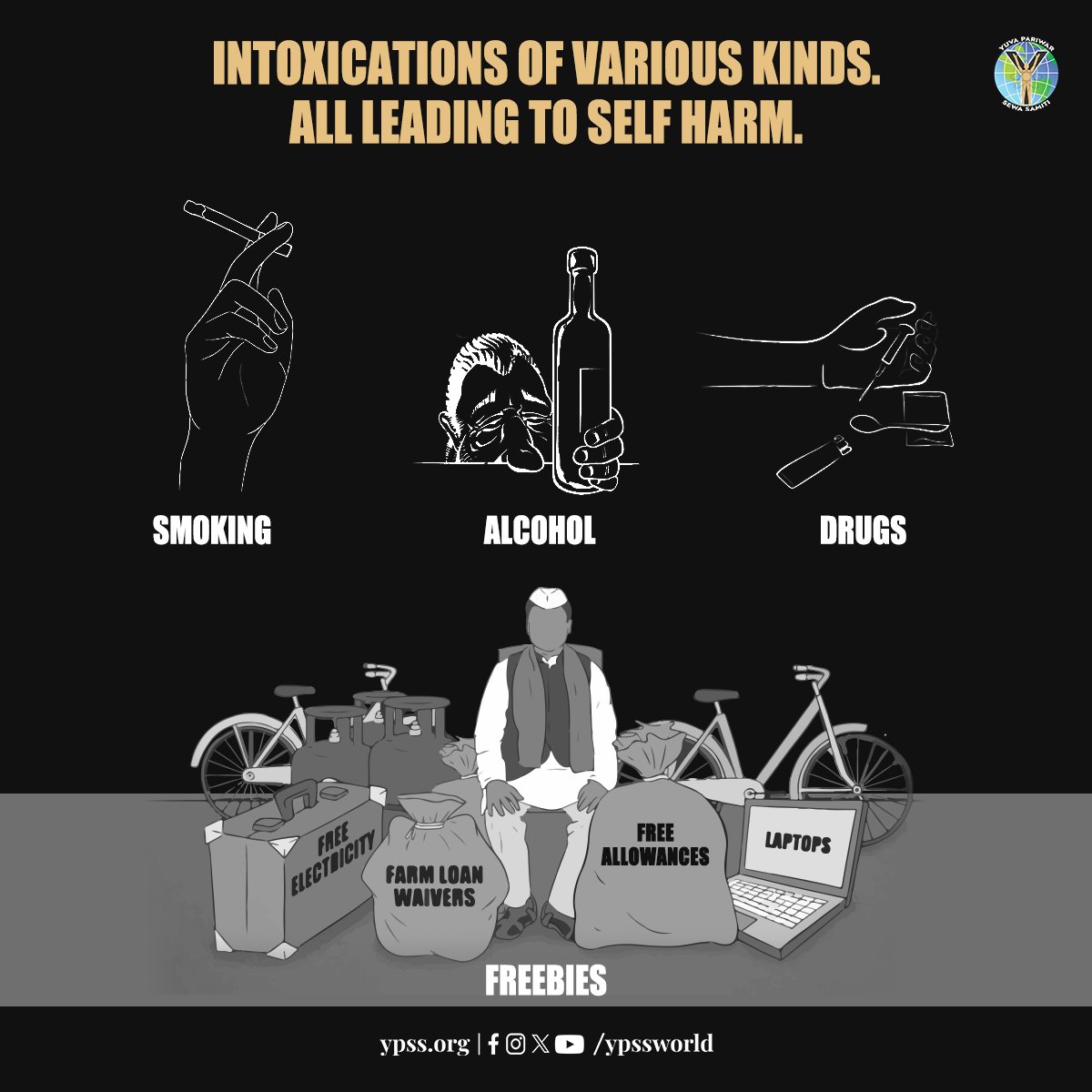 Intoxication of Various Kinds...
#VoteForNation

#LokSabhaElection2024 #Bharat