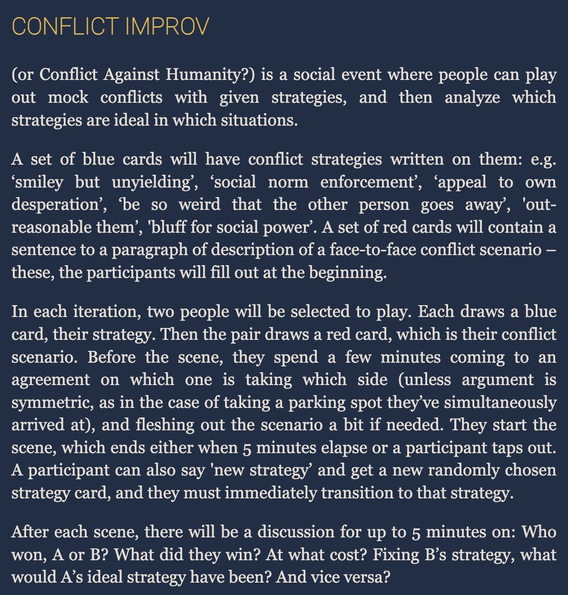 okay! I'm going to LessOnline, and while I'm there I want to run Conflict Improv (an event idea I've been batting around in my head for some years)