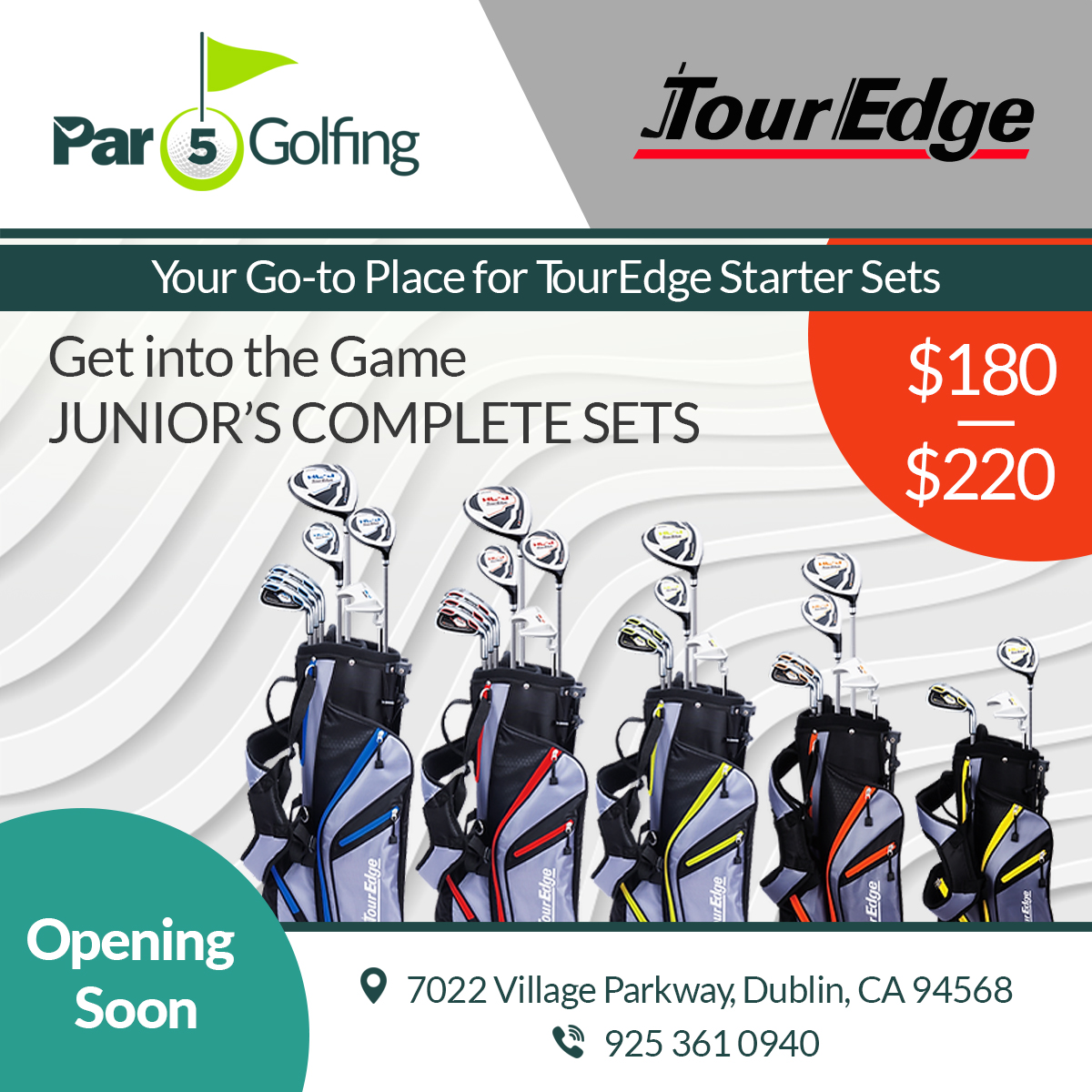 #Par5Golfing is going to be your primary go-to shop for #TourEdge #golfset in Dublin, CA. Opening soon. Stay tuned! 

#golf #golfing #golfevent #golftravel #golfclub #golfpro #golfer #golffun #golftraining #golfstore #PGA #tour #masters