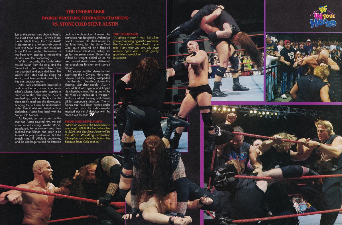 WWF In Your House 15: A Cold Day in Hell report from WWF magazine. 📰🏡 @keithegreenbeeg #WWF #WWE #Wrestling #InYourHouse