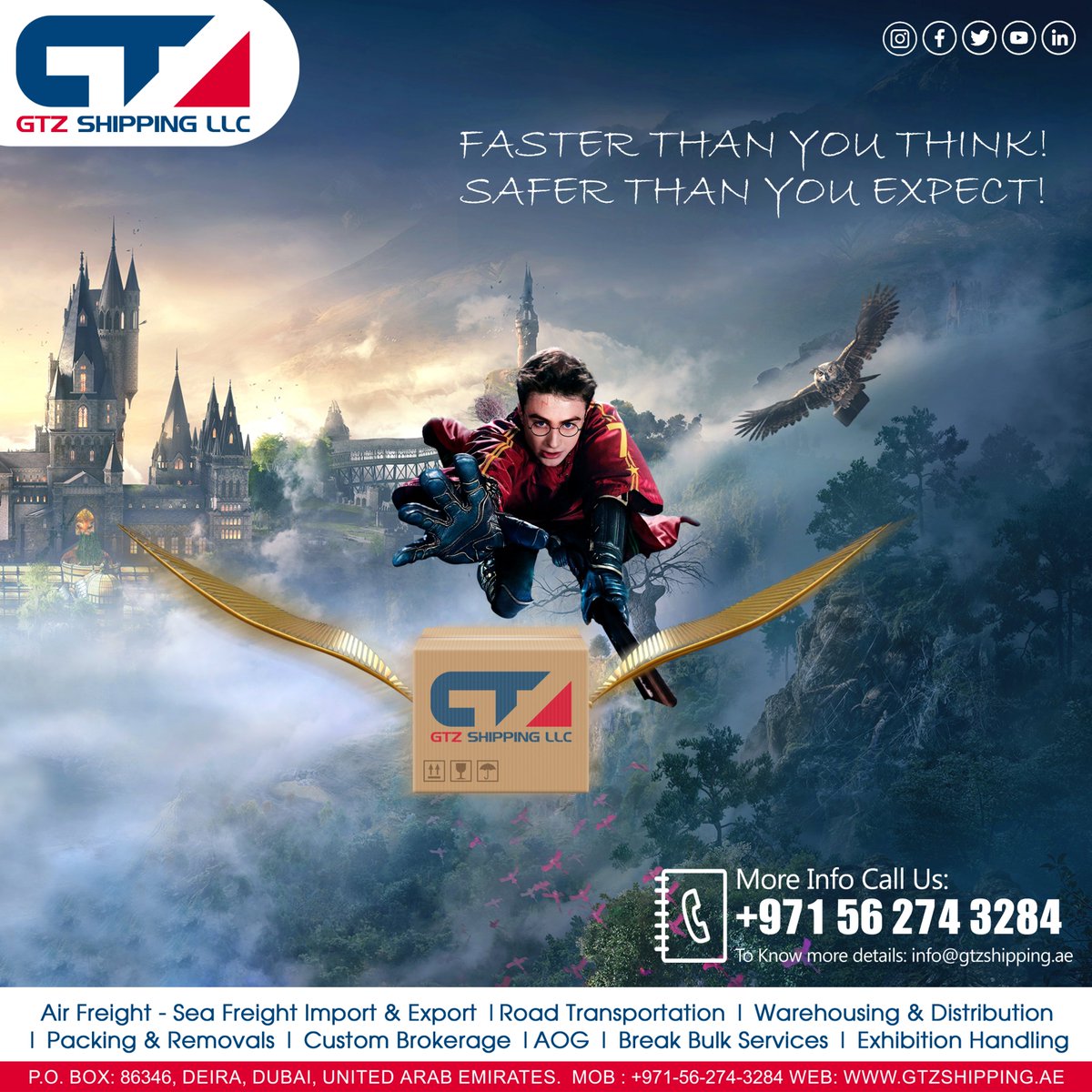 Gtzshipping's tweet photo. "Logistics that go the extra mile"
GTZ SHIPPING LLC, Dubai-UAE
P.O. Box: 86346, Deira, Dubai - UAE.
Call: +971-56-274-3284/+971-42-553-567
E-mail: info@gtzshipping.ae
Website: https://t.co/7DWXLOFfqx https://t.co/uwv00tY7JA