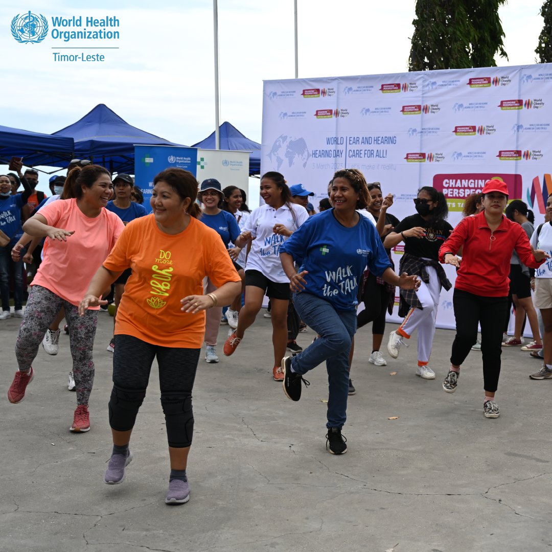 Regular physical activity helps to prevent and treat noncommunicable diseases such as: -Heart disease -Stroke -Diabetes -Breast and colon cancer. It can also improve mental health, quality of life and well-being. Let's be active, let's beat NCDs! ⛹🏼‍♀️🏃🏿‍♀️🤸🏾‍♀️🚴🏽‍♂️🤼‍♀️🏊🏼‍♀️🧘🏿‍♀️