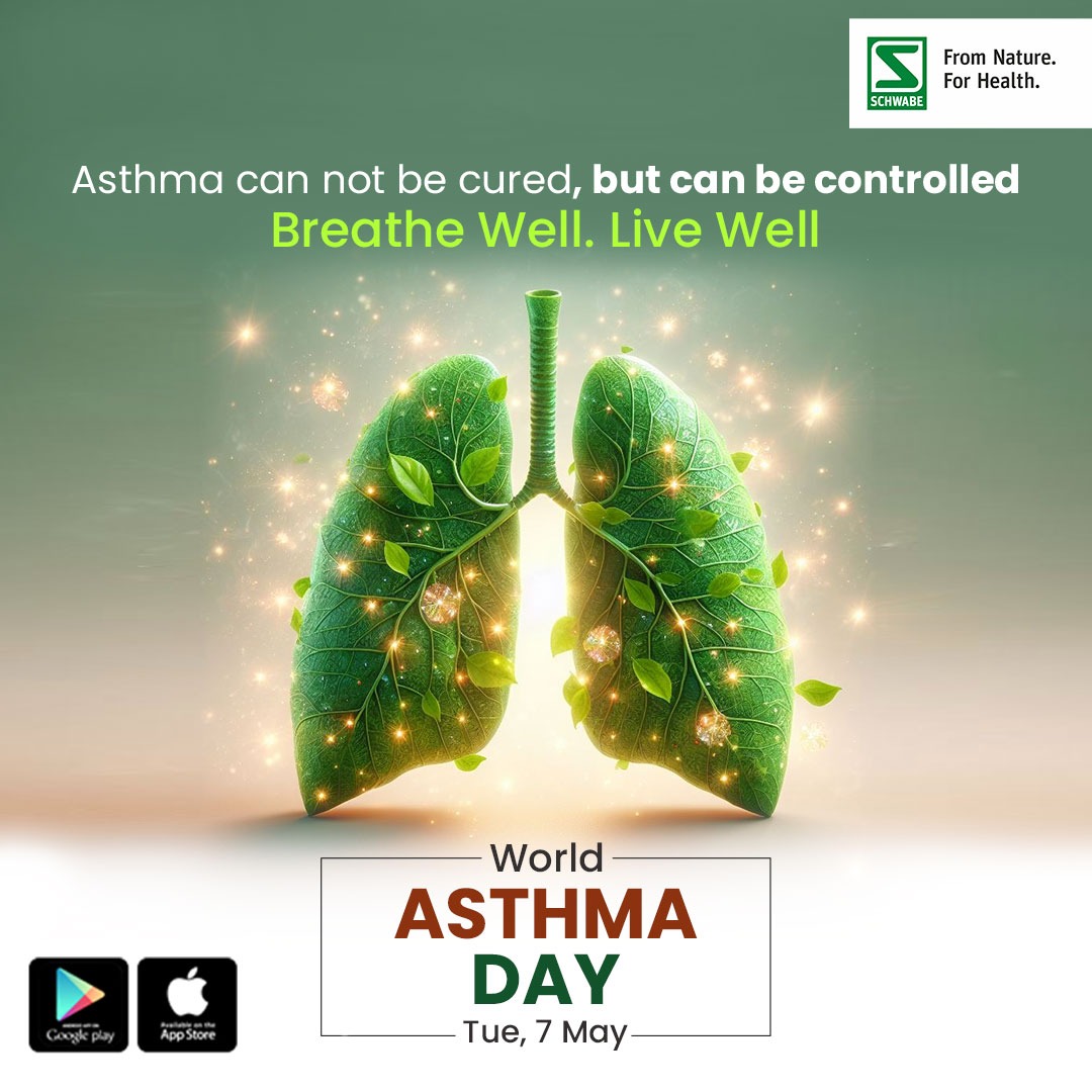 Breathing Easy: Asthma Awareness Day

Join us in raising awareness for Asthma Day with these crucial points

Together, we can breathe easier and create a world where asthma doesn't hold us back

#AsthmaDay #BreatheEasy #AsthmaAwareness #HealthForAll #SchwabeIndia #AsthmaAwareness