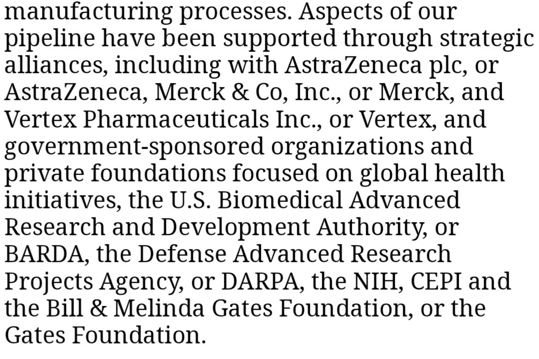 @RealPatrickWebb Darpa is in the moderna sec report