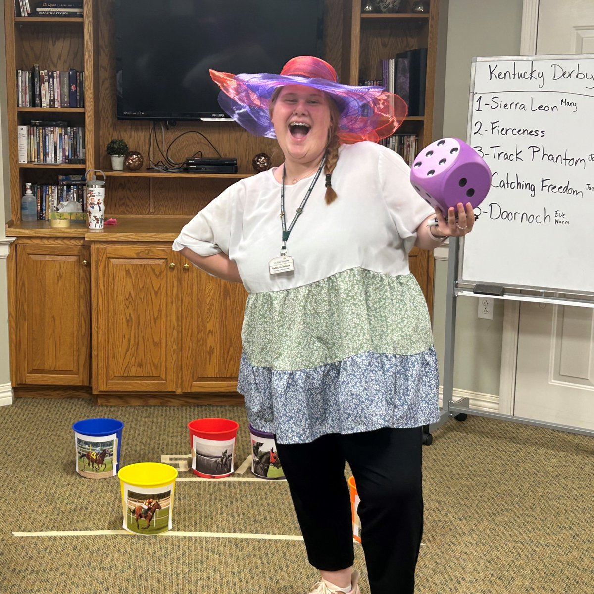 Bring your best self (and Kentucky Derby hat) to work! Just like our co-workers.

#LoveYourJob #BestSelf #YouMatter #BeAppreciated