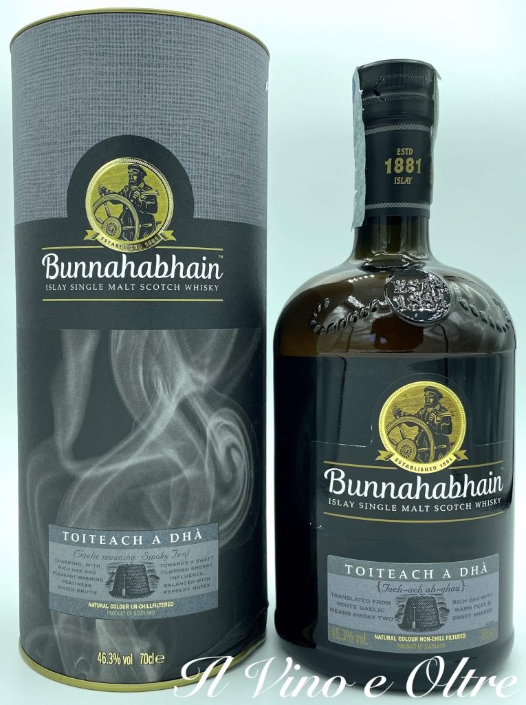 🥃 Bunnahabhain Single Malt Scotch Whisky Toiteach A Dhà (Bunnahabhain Distillery [Distell Group Ltd.]) - ilvinoeoltre.it/2024/05/07/olt… 🥃

#bunnahabhain #bunnahabhaindistillery  #ilvinoeoltre #islay #islayisland #scotchwhisky #scotland #singlemalt #singlemaltscotchwhisky #toireachadhà