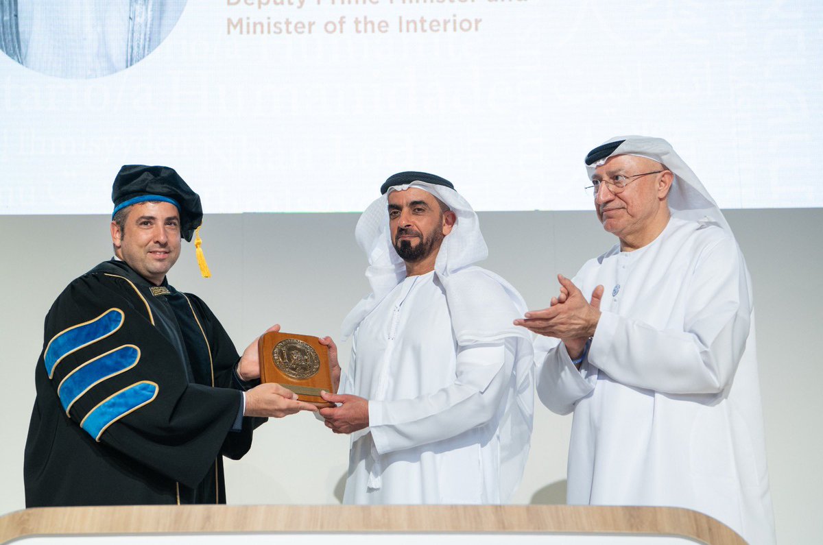 Clare Dalton (@cdaltonicrc) on Twitter photo We are proud to have shared our #humanitarian experience as part of the Masters programme at <a href="/UCAMMurcia/">UCAM Murcia</a> DIHAD Humanitarian College with 63 scholars & future leaders 🎓💫
Honoured to attend the graduation ceremony alongside HH <a href="/SaifBZayed/">سيف بن زايد آل نهيان</a>
Deputy PM & Minister of Interior 🙏 We are proud to have shared our #humanitarian experience as part of the Masters programme at <a href="/UCAMMurcia/">UCAM Murcia</a> DIHAD Humanitarian College with 63 scholars & future leaders 🎓💫
Honoured to attend the graduation ceremony alongside HH <a href="/SaifBZayed/">سيف بن زايد آل نهيان</a>
Deputy PM & Minister of Interior 🙏