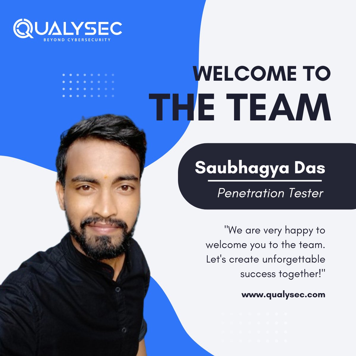 🌟 Welcome to Qualysec Technologies! 🌟 We are thrilled to extend a warm welcome to all our new team members joining the Qualysec family. #onboarding #newhire #employeeexperience #companyculture #traininganddevelopment #teamintegration #workplaceonboarding #employeeonboarding