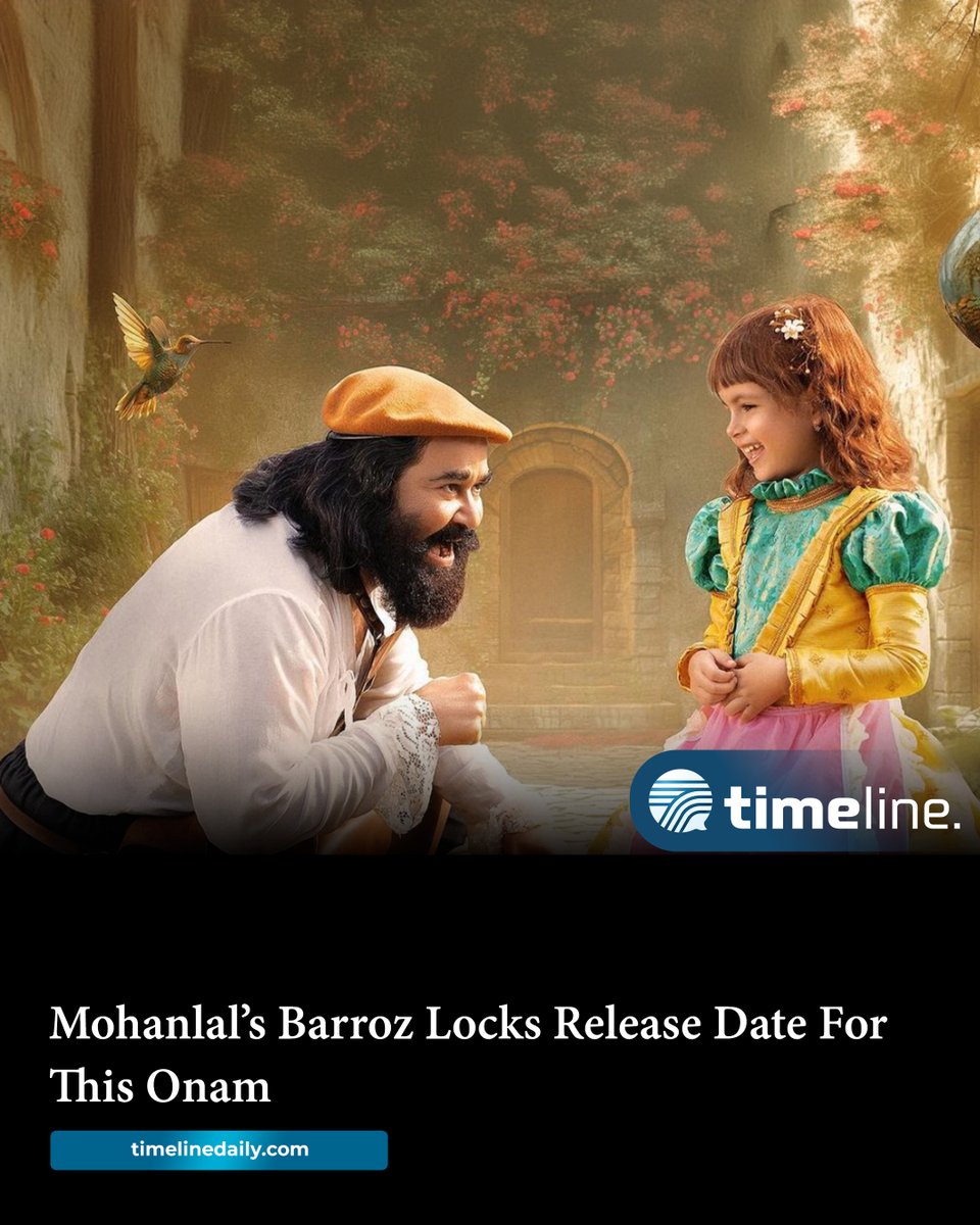 #Mohanlal’s #Barroz Locks #ReleaseDate For This #Onam

timelinedaily.com/entertainment/…