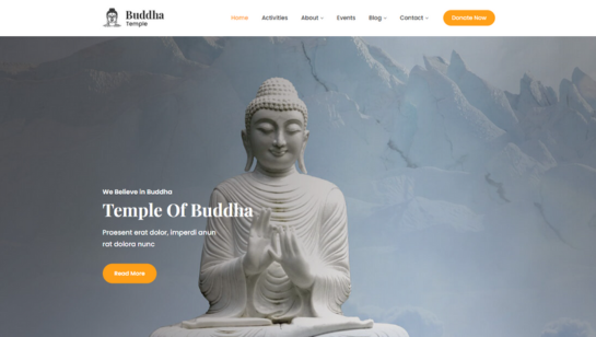 sktthemes's tweet photo. Best Buddhist Temple WordPress theme for teaching donation prayer meditation
https://t.co/gd58vlCBP8
#BuddhistTeachings #DonationDrive #PrayerCommunity #MeditationPractice #ReikiHealing #YogaLife #FundraisingEvent #CharitableWorks #NonProfitOrganization #TempleWebsite https://t.co/OoxIHzKqBi