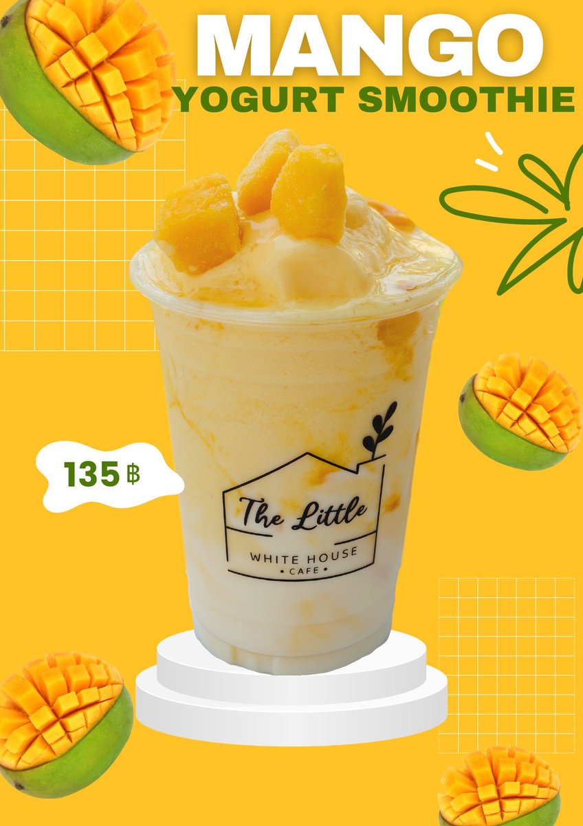 อากาศร้อนๆแบบนี้ต้องลองเมนูใหม่ “Mango Yogurt Smoothie” รสชาติเปรี้ยวหวานของมะม่วงผสมกับโยเกิร์ต มีเนื้อมะม่วงให้เคี้ยวเพลินๆสดชื่นมากๆ แนะนำเลยค่ะ 🥭

#thelittlewhitehousecafe
Open Tue - Sunday 9.00 AM - 7.00 PM

#cafe #카페 #coffee #ร้านกาแฟ #คาเฟ่กรุงเทพ #petfriendly