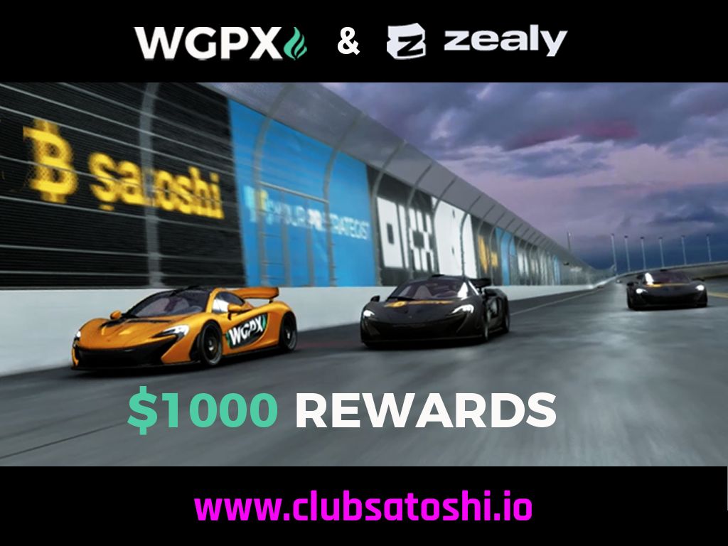 club_satoshi's tweet photo. Calling all #ClubSatoshi members!
Ready to earn big? Join the WGPX x Zealy campaign for a shot at $1000 in rewards! Dive into exclusive content, shape the future of blockchain, and win big. Don't wait, start earning today! #WGPX #Zealy
https://t.co/RPfOeUMhbg https://t.co/3MHEKYvYhd