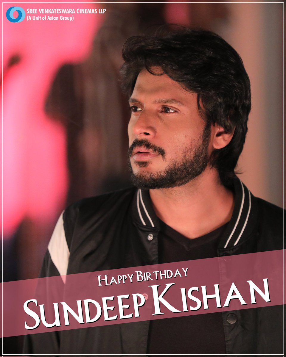 Here's wishing our MICHAEL @sundeepkishan A Very Happy Birthday! #HappyBirthdaySundeepKishan #HBDSundeepKishan