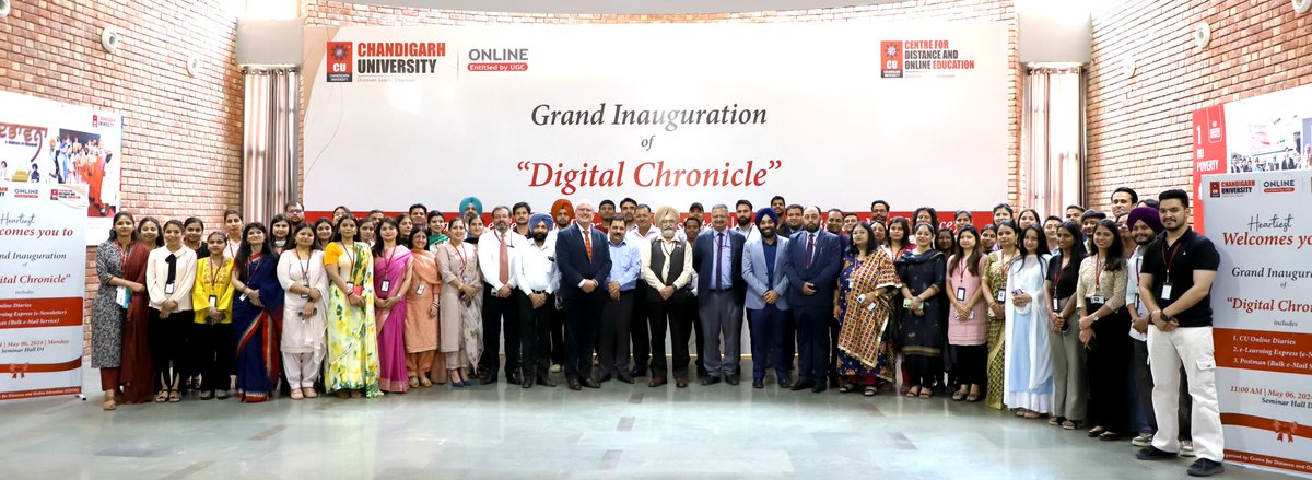 Exciting News Alert! We're thrilled to announce the successful inauguration of #DigitalChronicle, marking a new era of innovation in #onlineeducation!
Introducing:
#CUOnlineDiaries (Podcast Series): youtube.com/watch?v=jMPzcv…
#eLearningExpress (e-Newsletter): onlinecu.in/e-learning-exp…