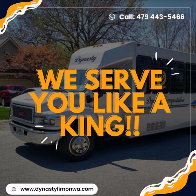 We Serve You Like a King!!👑

Reach out to us now! dynastylimonwa.com/contact/

#DynastyLimousine #NorthwestArkansas #NWArkansas #WeddingLimousineServiceArkansasAR #LimousineRentalsSpringdaleAR