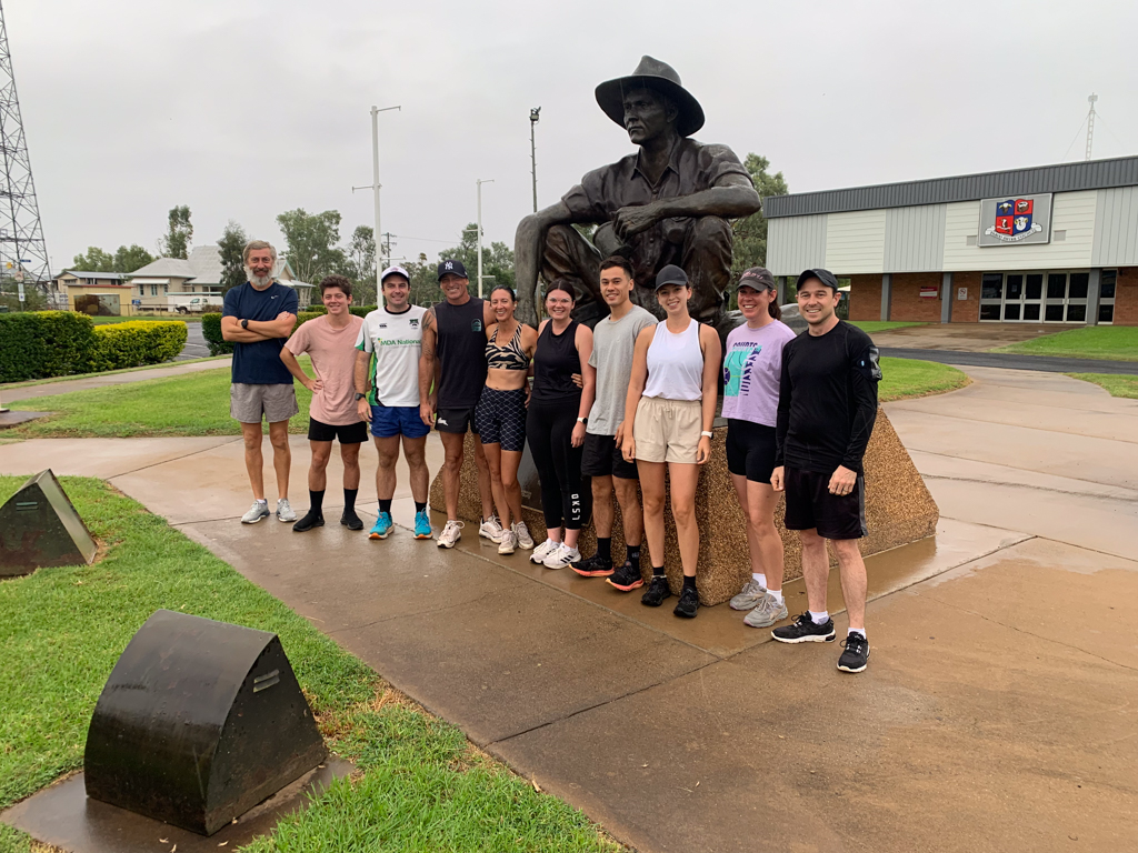 To help combat high rates of obesity and mental ill-health, final-year #HealthUNE Med student Jared Lawrence stared a run club during placement in the remote Queensland town of Cunnamulla. Read about Jared's full placement here: une.edu.au/connect/news/2…