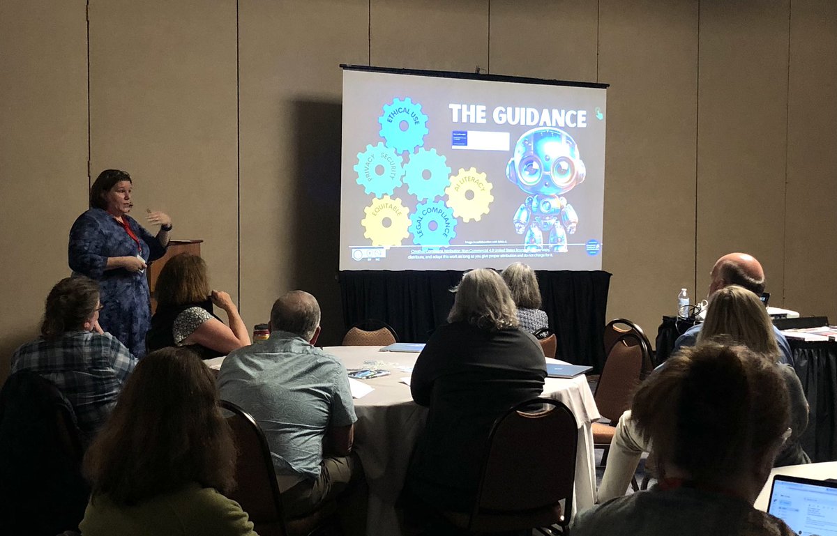 Jon Graham (@mistergraham4) on Twitter photo #MLTI Ambassador Nicole Karod presenting at <a href="/ACTEM/">ACTEM</a> Spring Leadership Conference on developing school AI guidance.
<a href="/mainedoeltt/">Learning Through Technology at Maine DOE</a>
<a href="/mdoenews/">ME Dept of Education</a> #MLTI Ambassador Nicole Karod presenting at <a href="/ACTEM/">ACTEM</a> Spring Leadership Conference on developing school AI guidance.
<a href="/mainedoeltt/">Learning Through Technology at Maine DOE</a>
<a href="/mdoenews/">ME Dept of Education</a>