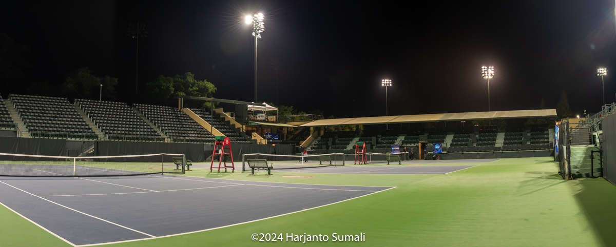 Perhaps it was the last time I photographed at Taube Stadium before the school replace it with 12-court facilities, these are 2 panorama images of the main courts <a href="/StanfordWTennis/">Stanford Women’s Tennis</a>  <a href="/StanfordTennis/">Stanford Men's Tennis</a>