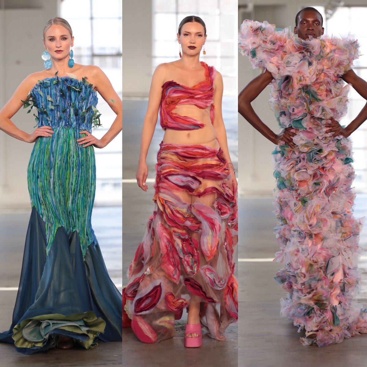 SentryxHQ's tweet image. FIDM DEBUT 2024 Collections 📸 In PHOTOS ➡️ Designer &amp;amp; @FIDM Advanced Fashion Design Program graduate Olivia Ronayne ➡️ Collection Name: “Gaia” 📸: @_abimages @alexberliner #fidmdebut