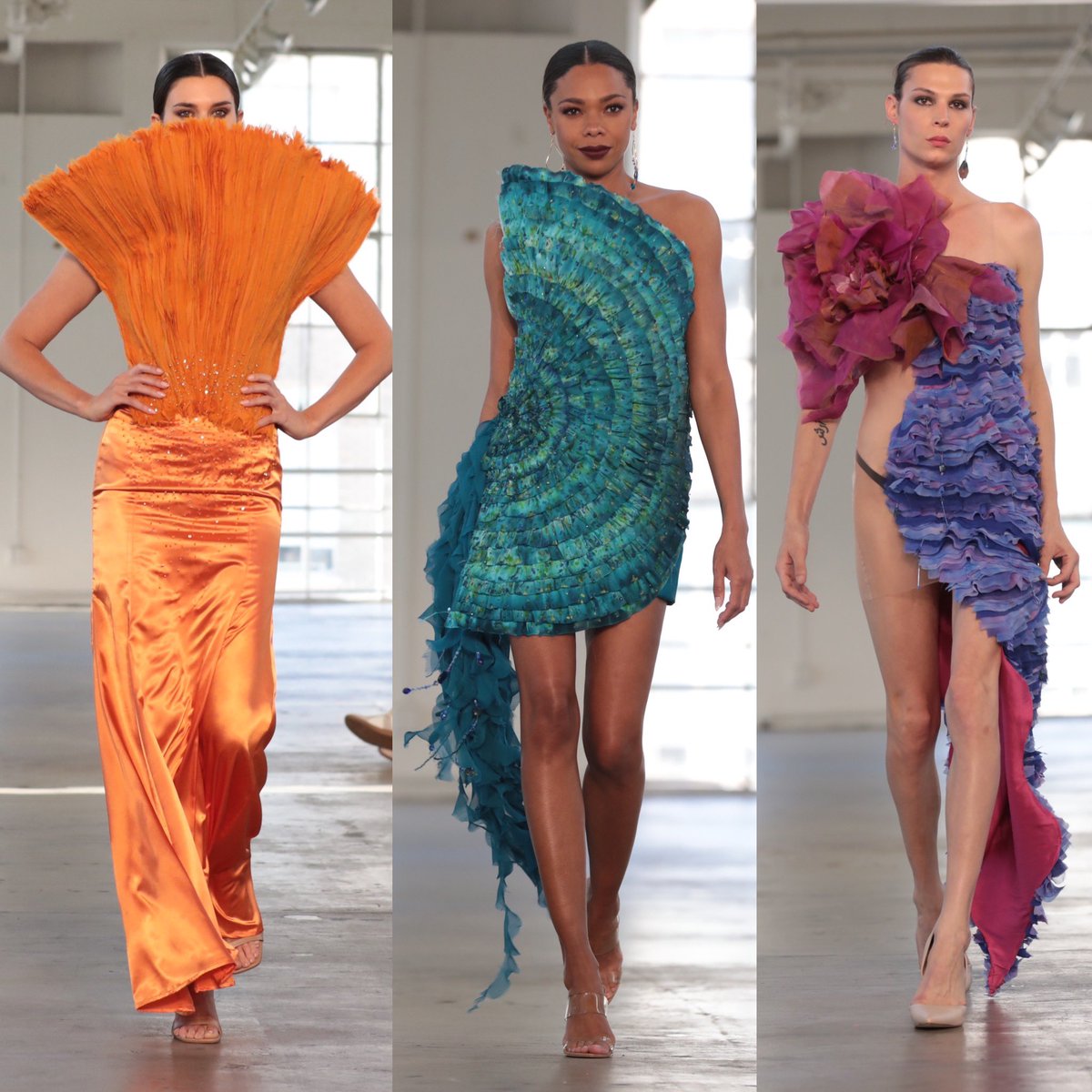 SentryxHQ's tweet image. FIDM DEBUT 2024 Collections 📸 In PHOTOS ➡️ Designer &amp;amp; @FIDM Advanced Fashion Design Program graduate Olivia Ronayne ➡️ Collection Name: “Gaia” 📸: @_abimages @alexberliner #fidmdebut