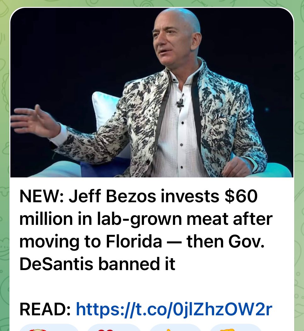 #JeffBezos and his mutant meat factory is no more in #Florida